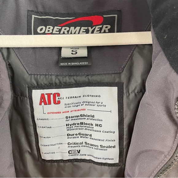 Obermeyer Men's Yellow & Black Jacket Outdoor Winter Snow Sports Size Small - Picture 15 of 16